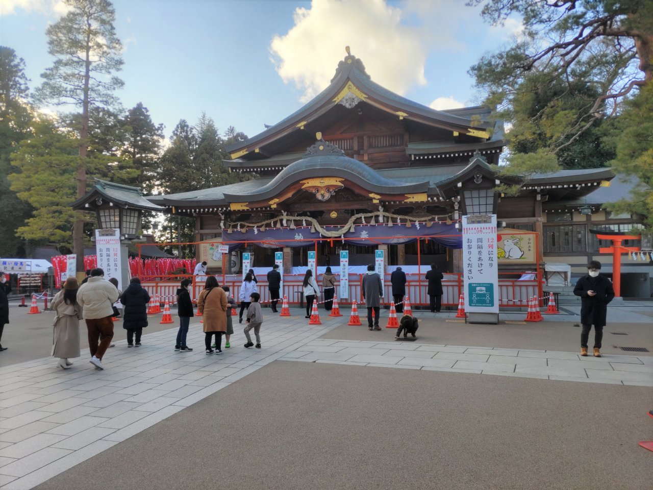 仕事始めの初詣は竹駒神社