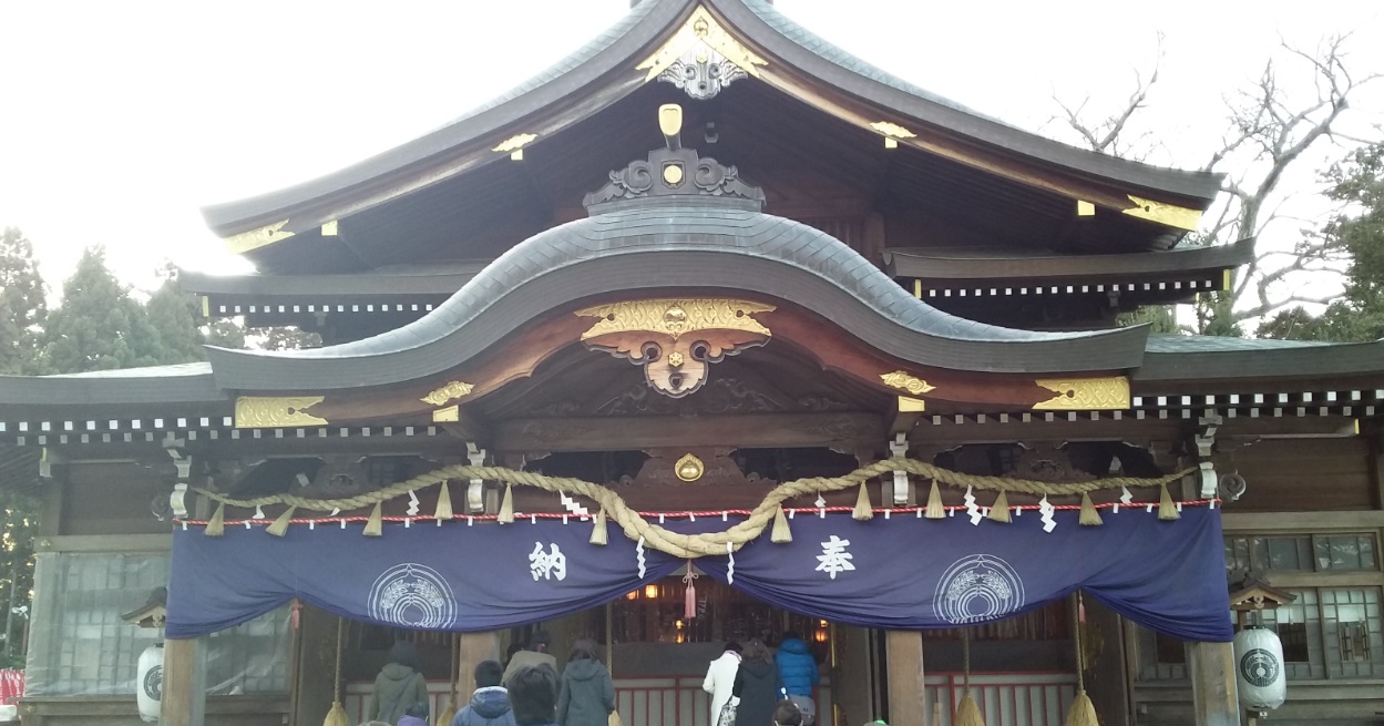 平成31年1月4日、仕事始めは毎年竹駒神社に初詣